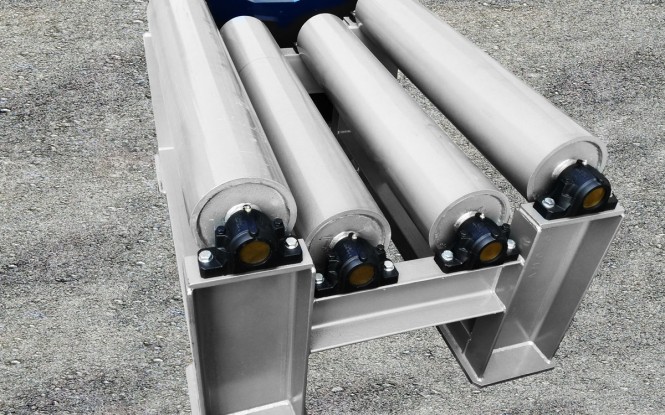 چرخاننده هیدرولیکی مبدل قابل تنظیم جهت رسوب زدایی با توان 35 تن مدل Heavy duty roller ساخت ایدروجت ایتالیا